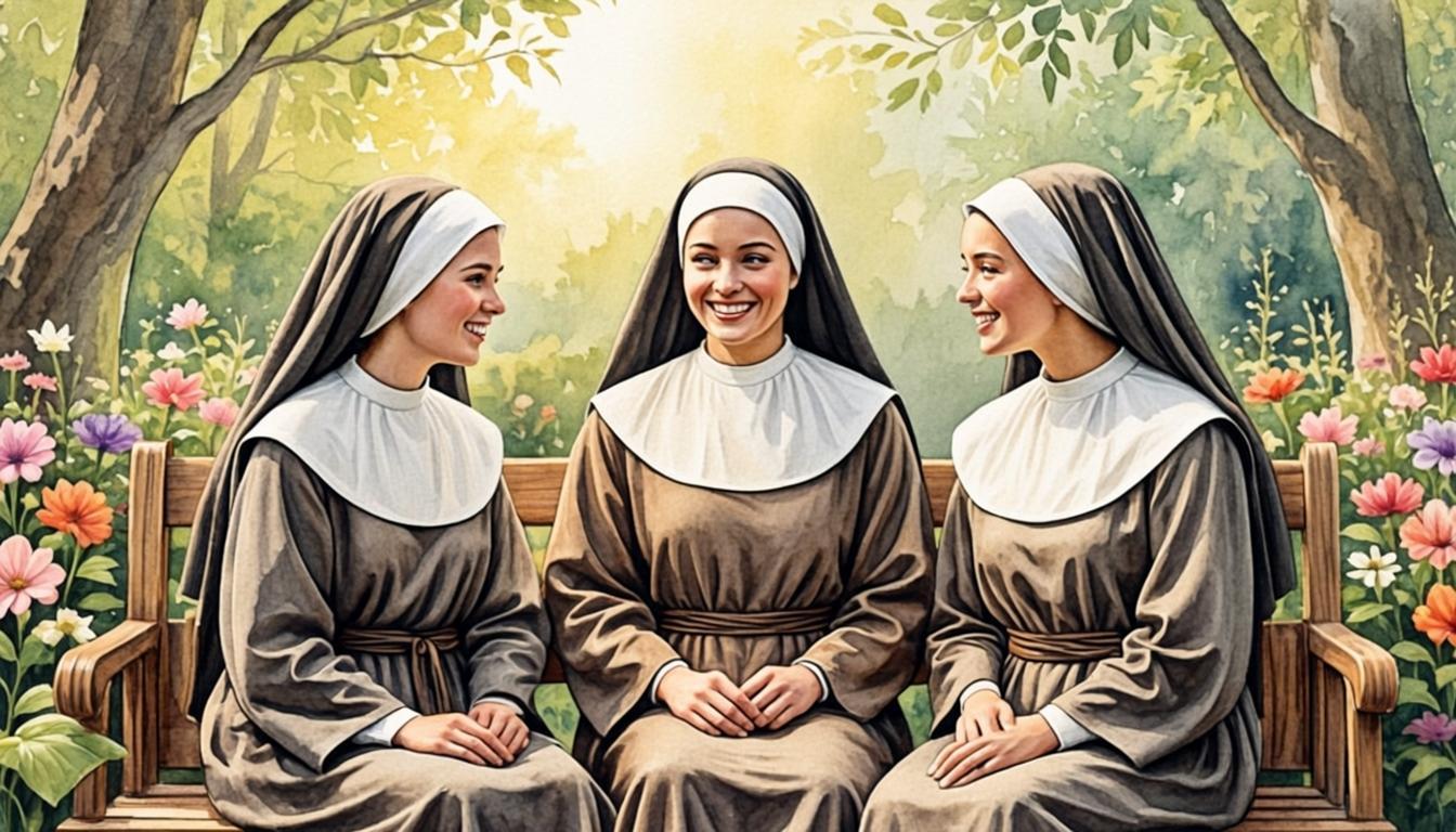 Sisters gathered together in warm conversation — the heart of the Shalom community